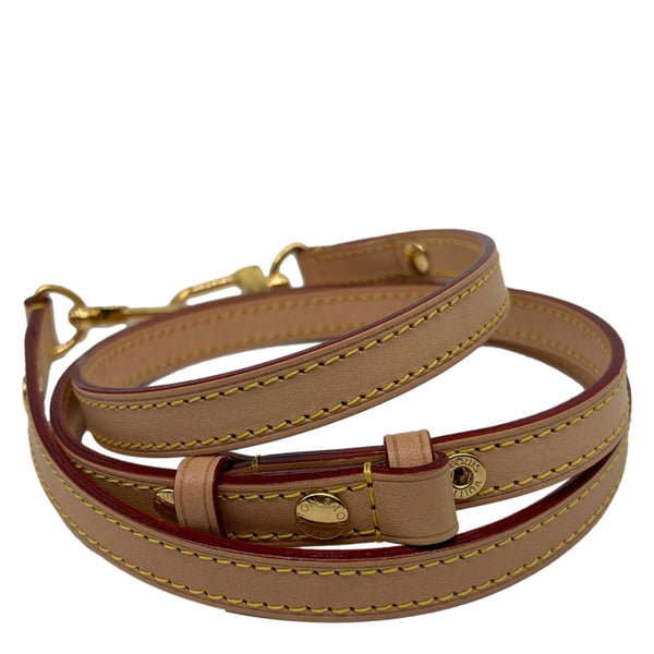 LOUIS VUITTON Leather Strap Brown