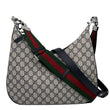 GUCCI Attache GG Supreme Canvas Shoulder Bag Beige 702823