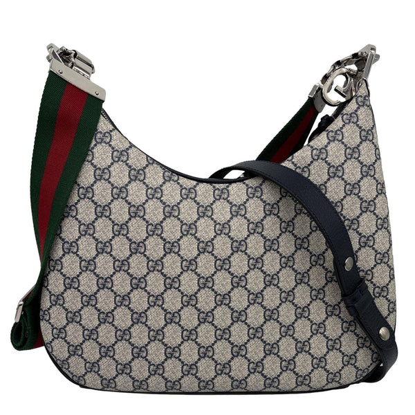 GUCCI Attache GG Supreme Canvas Shoulder Bag Beige 702823