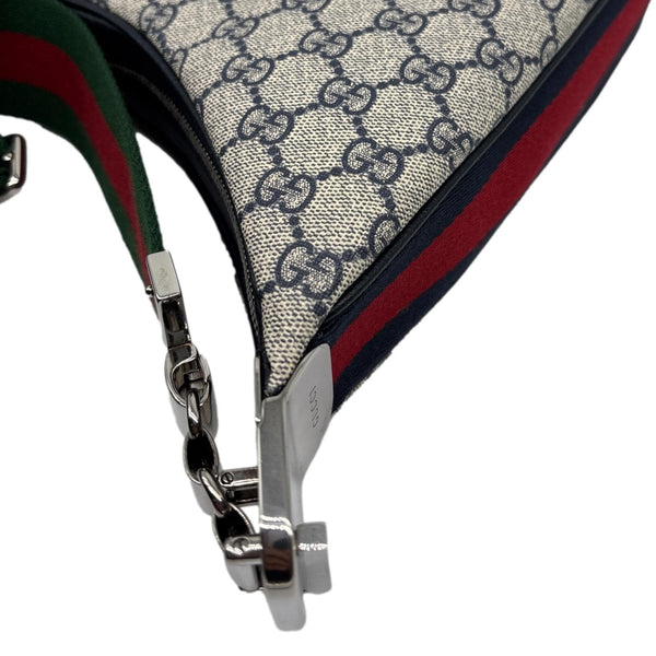 GUCCI Attache GG Supreme Canvas Shoulder Bag Beige 702823