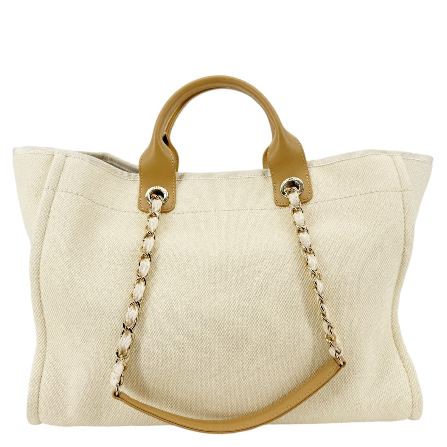 Chanel Deauville Tote Pearl CHANEL Deauville Large Pearl