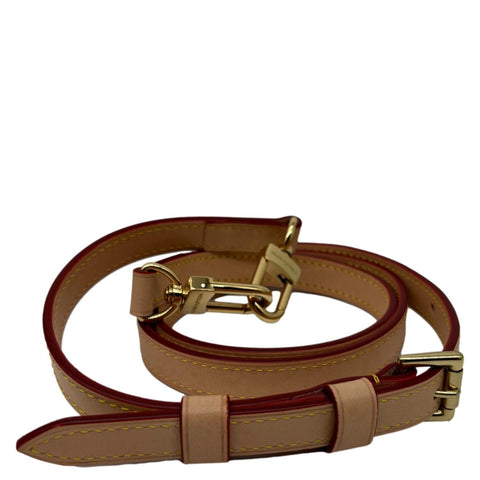 LOUIS VUITTON Leather Strap Brown