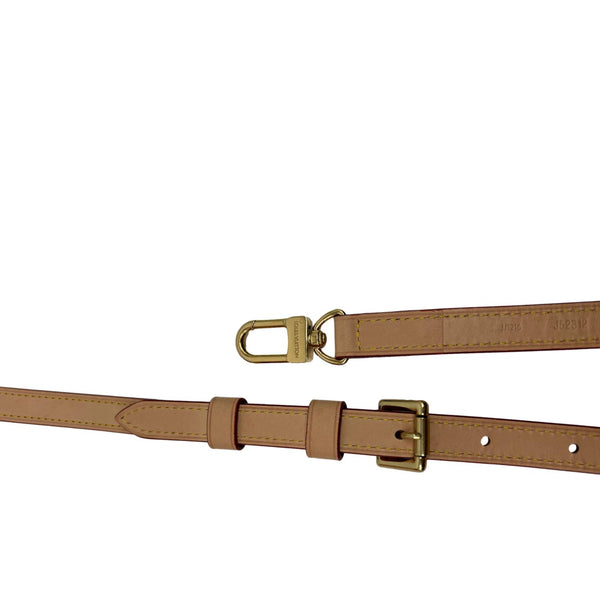 LOUIS VUITTON Leather Strap Brown