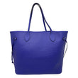 LOUIS VUITTON Neverfull MM Epi Leather Tote Shoulder Bag Purple