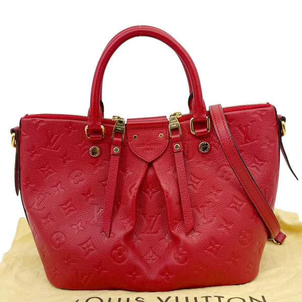 LOUIS VUITTON Mazarine Monogram Empreinte Shoulder Bag Red