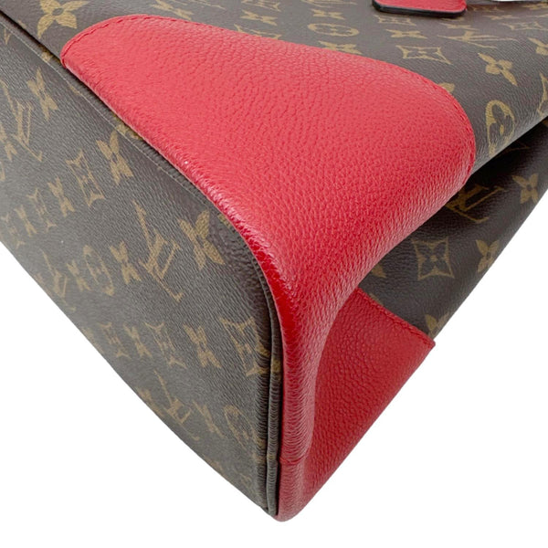 LOUIS VUITTON Flandrin Monogram Canvas Tote Shoulder Bag Cherry
