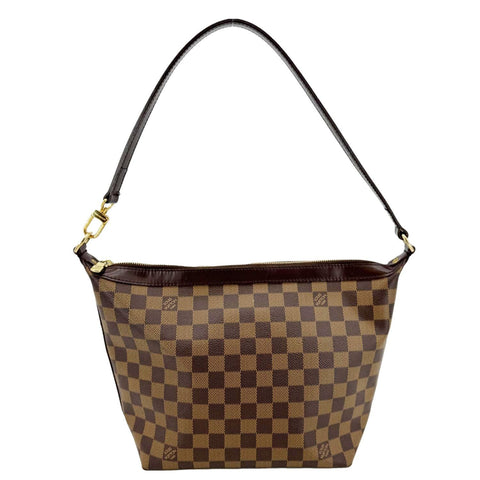 LOUIS VUITTON Illovo MM Damier Ebene Shoulder Bag Brown