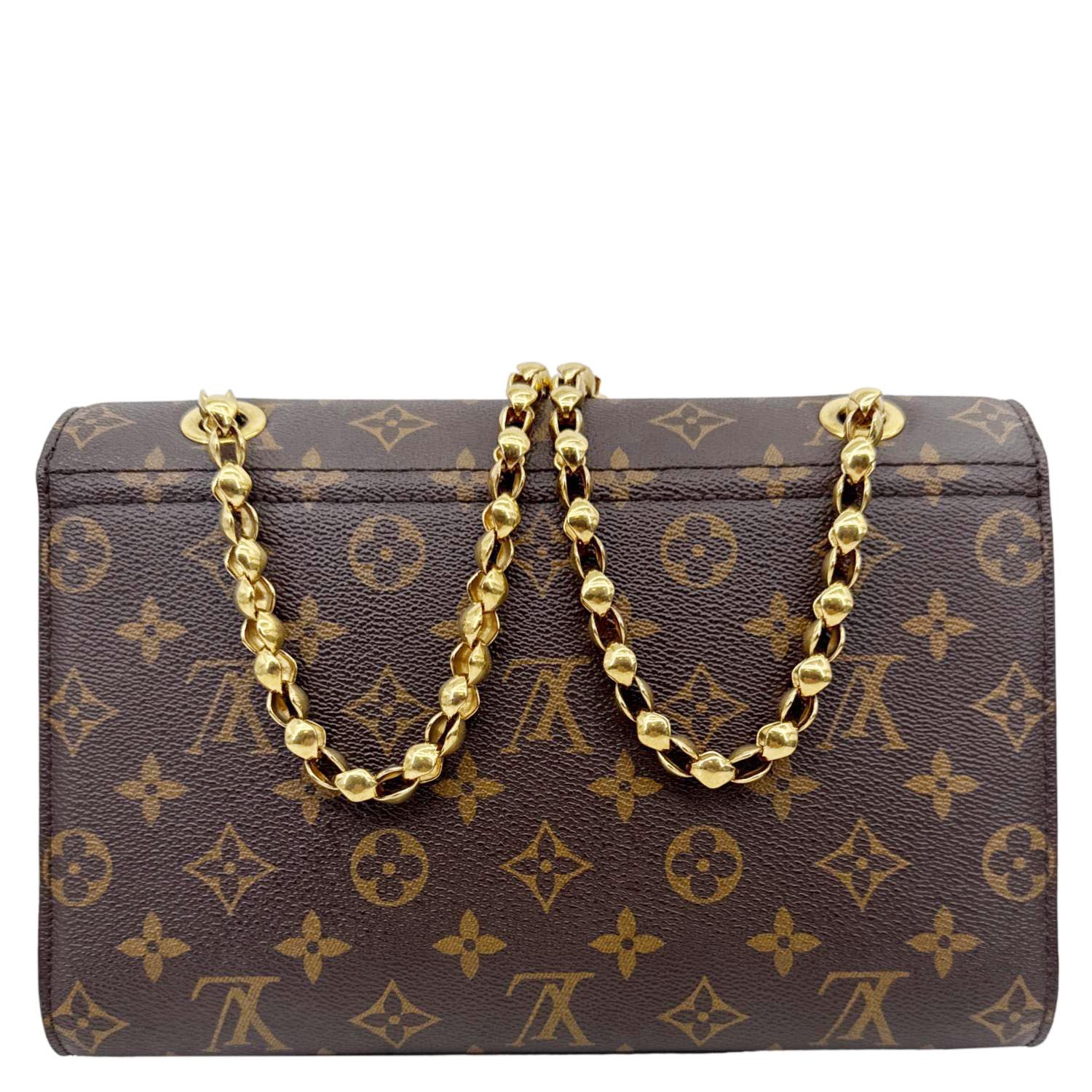 LOUIS VUITTON Victoire Monogram Canvas Crossbody Bag Cerise