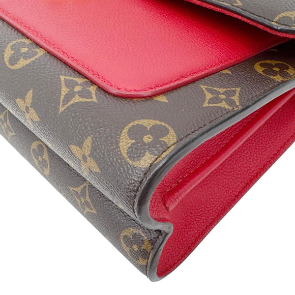 LOUIS VUITTON Victoire Monogram Canvas Crossbody Bag Cerise