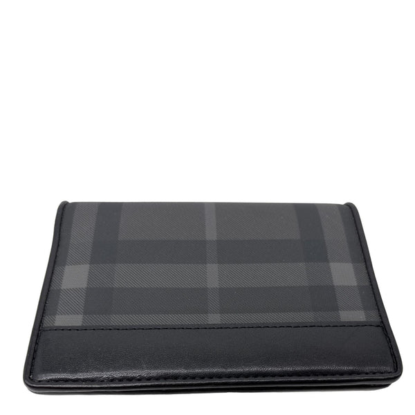 BURBERRY Check Canvas Bifold Wallet Grey