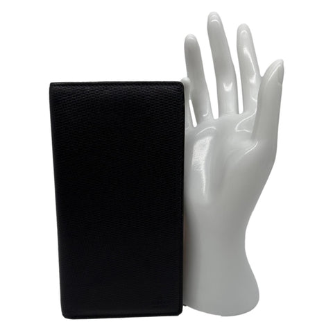 GUCCI Leather Long Bi-fold Wallet Black 03948