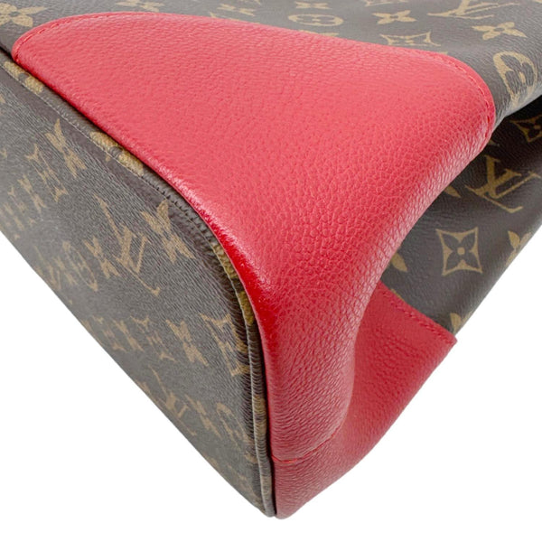 LOUIS VUITTON Flandrin Monogram Canvas Tote Shoulder Bag Cherry