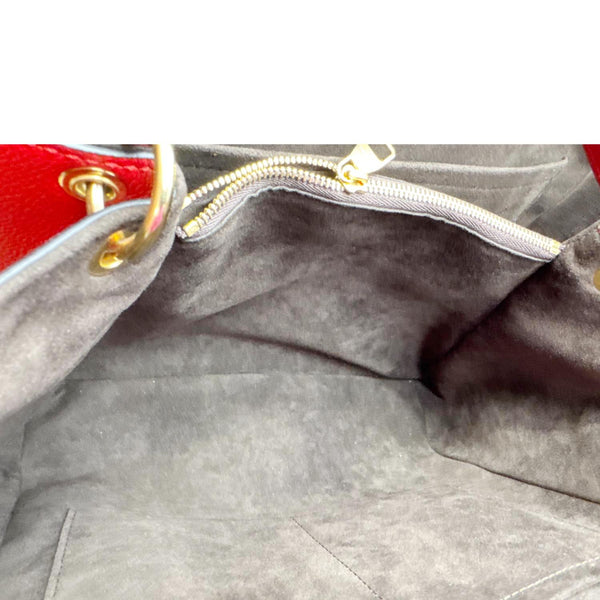 LOUIS VUITTON Trocadero Monogram Empreinte Shoulder Bag Cerise