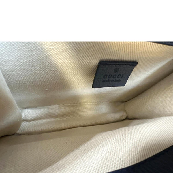 GUCCI Dionysus Mini Leather Crossbody Bag Navy Blue 421970