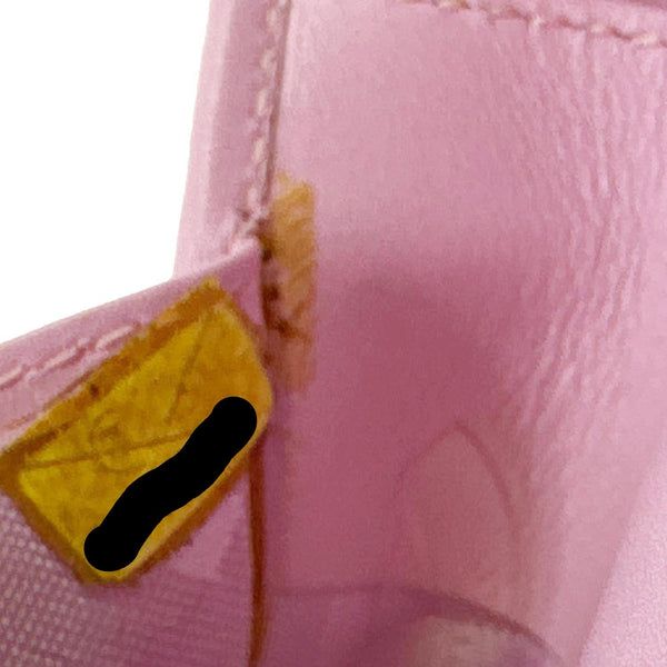 CHANEL Cambon Small Quilted Calfskin Leather Agenda Planner Pink