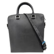 LOUIS VUITTON Grigori Taiga Leather Tote Crossbody Bag Black