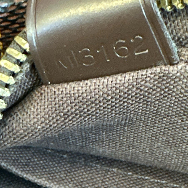 LOUIS VUITTON Shelton MM Damier Ebene Messenger Bag Brown