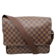 LOUIS VUITTON Shelton MM Damier Ebene Messenger Bag Brown