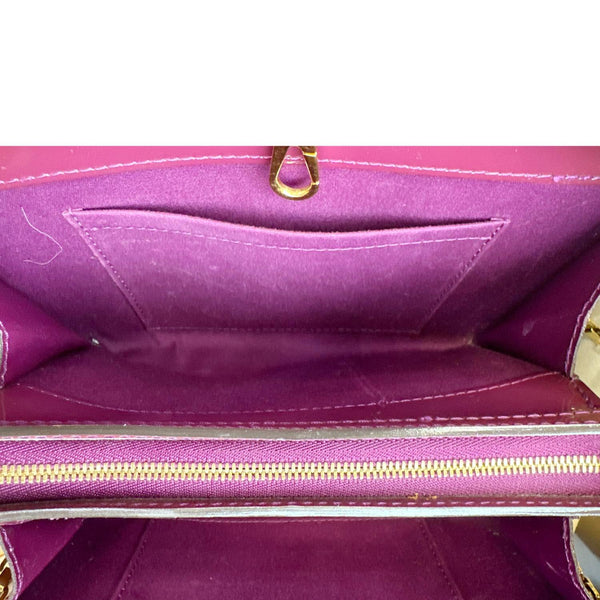 LOUIS VUITTON Virginia Monogram Vernis Shoulder Bag Amethyste