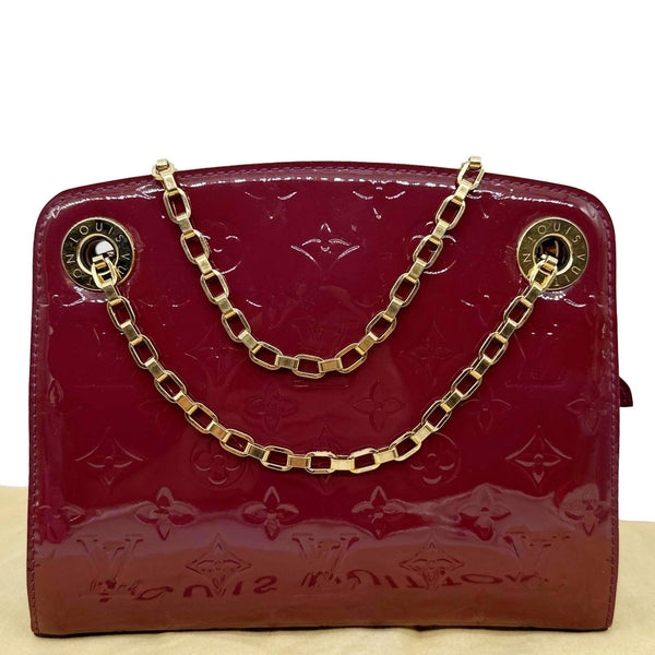 LOUIS VUITTON Virginia Monogram Vernis Shoulder Bag Amethyste