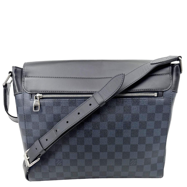 LOUIS VUITTON Newport Damier Cobalt Canvas Messenger Bag Blue