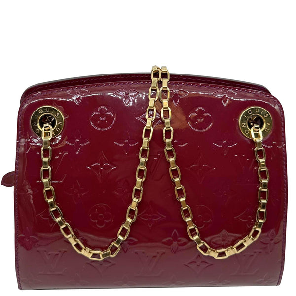 LOUIS VUITTON Virginia Monogram Vernis Shoulder Bag Amethyste