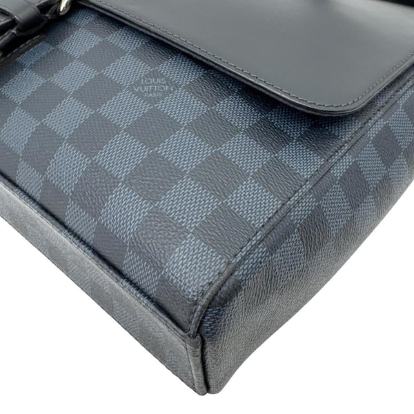 LOUIS VUITTON Newport Damier Cobalt Canvas Messenger Bag Blue