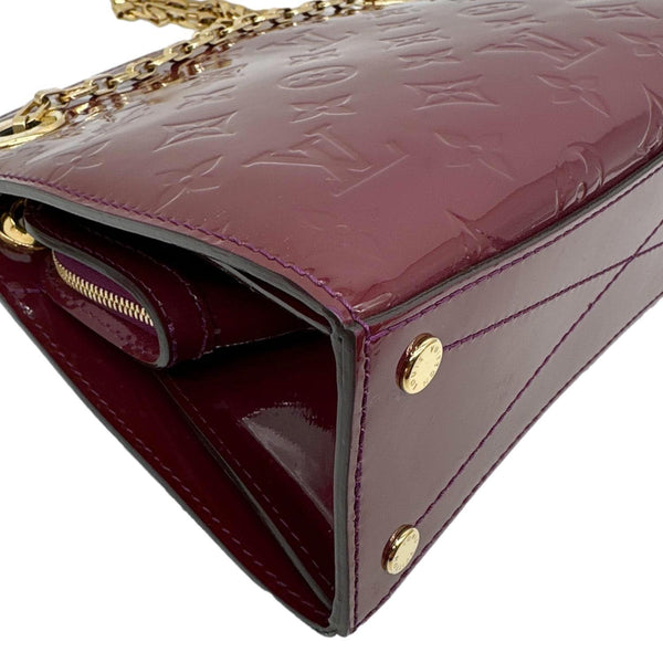 LOUIS VUITTON Virginia Monogram Vernis Shoulder Bag Amethyste