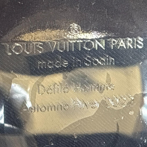 LOUIS VUITTON Sac Plat Chess PVC Monogram Coated Canvas Tote Shoulder Bag Brown