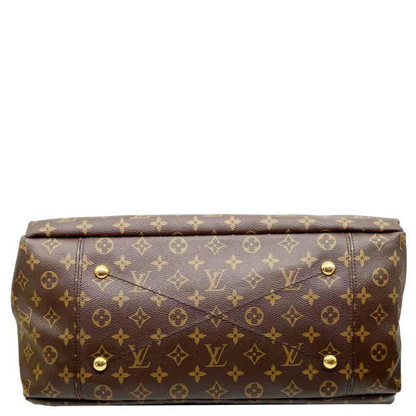 LOUIS VUITTON Artsy MM Monogram Canvas Hobo Bag Brown