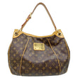LOUIS VUITTON Galliera PM Monogram Canvas Shoulder Bag Brown