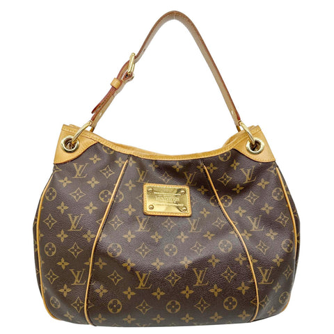 LOUIS VUITTON Galliera PM Monogram Canvas Shoulder Bag Brown
