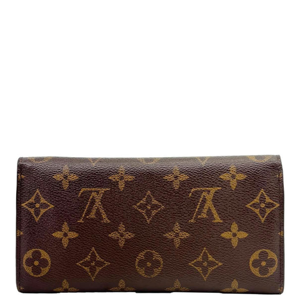 LOUIS VUITTON Josephine Monogram Canvas Wallet Brown