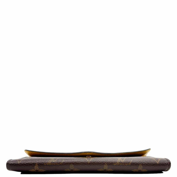 LOUIS VUITTON Josephine Monogram Canvas Wallet Brown