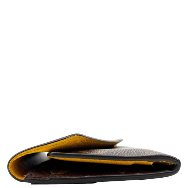 LOUIS VUITTON Josephine Monogram Canvas Wallet Brown