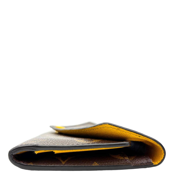 LOUIS VUITTON Josephine Monogram Canvas Wallet Brown