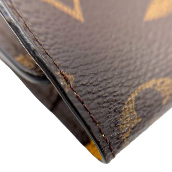 LOUIS VUITTON Josephine Monogram Canvas Wallet Brown