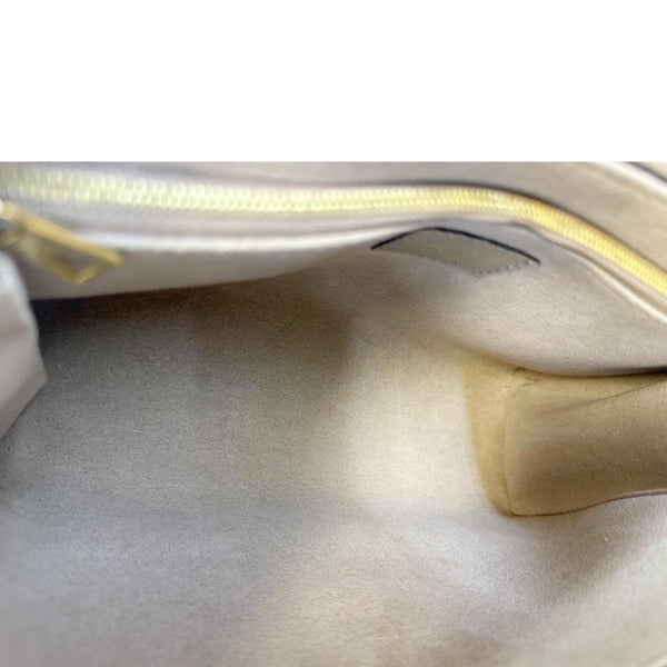 LOUIS VUITTON Vavin PM Monogram Empreinte Leather Shoulder Bag Beige