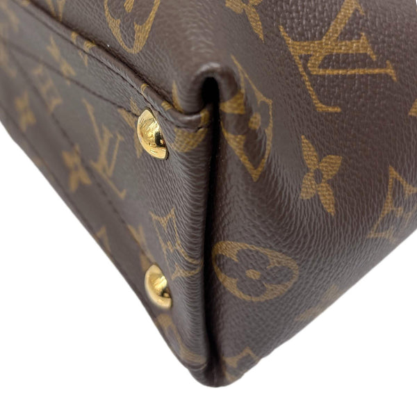 LOUIS VUITTON V BB Monogram Canvas Satchel Bag Pink