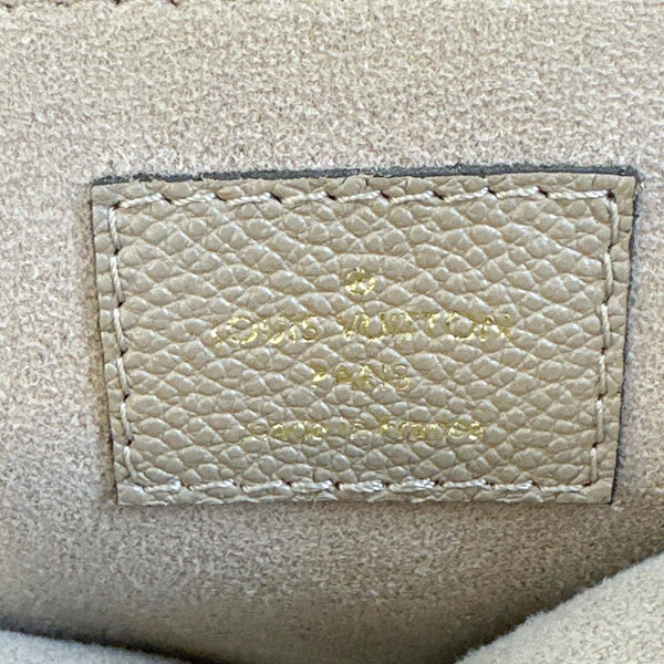 LOUIS VUITTON Vavin PM Monogram Empreinte Leather Shoulder Bag Beige