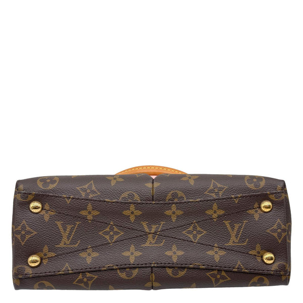 LOUIS VUITTON V BB Monogram Canvas Satchel Bag Pink
