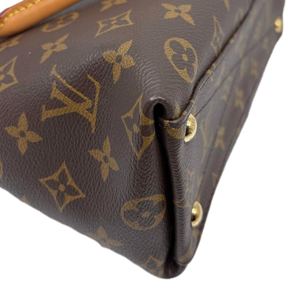 LOUIS VUITTON V BB Monogram Canvas Satchel Bag Pink