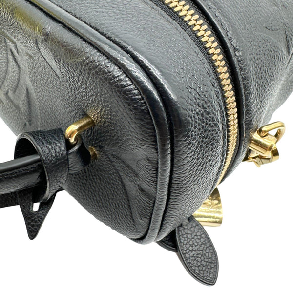 LOUIS VUITTON Vanity Monogram Empreinte Leather Shoulder Bag Black