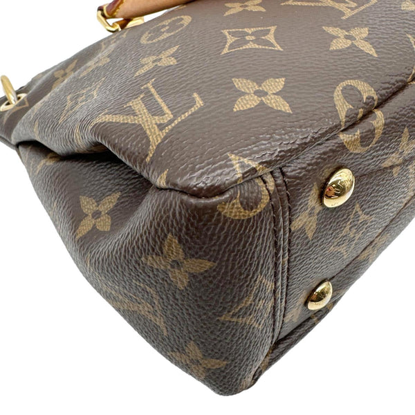 LOUIS VUITTON Pallas BB Monogram Canvas Shoulder Bag Cerise