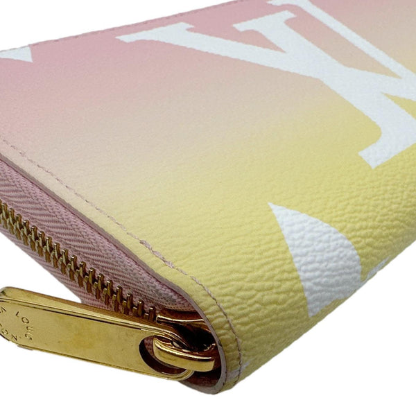 LOUIS VUITTON Giant By The Pool Monogram Canvas Zippy Wallet Multicolor