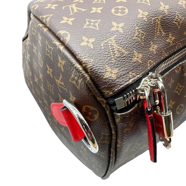 LOUIS VUITTON Virgil Abloh Keepall 50 Bandouliere Mini Monogram Patchwork Travel Bag Multicolor