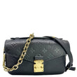 LOUIS VUITTON Metis East West Pochette Empreinte Leather Crossbody Bag Black