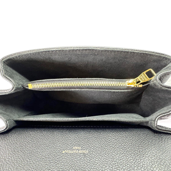LOUIS VUITTON Metis East West Pochette Empreinte Leather Crossbody Bag Black