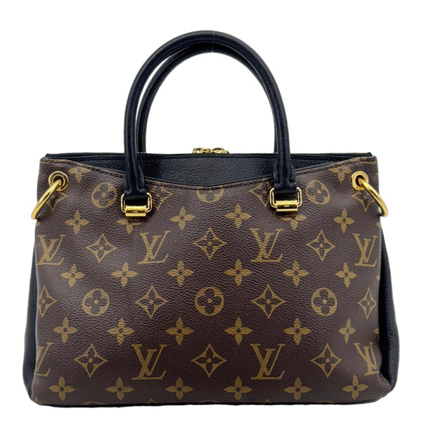 LOUIS VUITTON Pallas BB Monogram Canvas Shoulder Bag Black