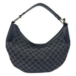 GUCCI GG Canvas Hobo Bag Grey 257297